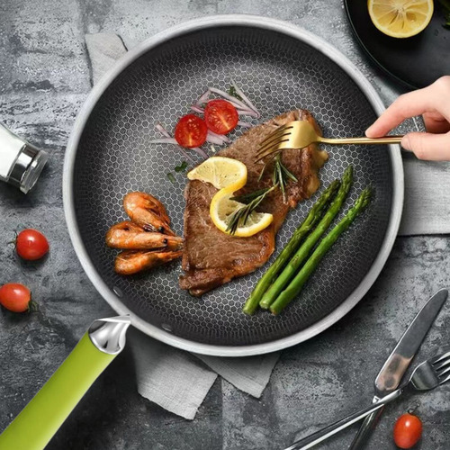 Sarten 28cm Acero Inox Antiadherente Concord Diamond Sus304
