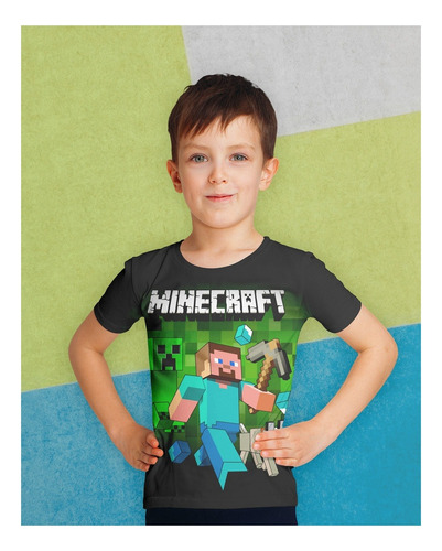 Playera Minecraft, Videojuegos Calidad Premium. 