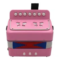 Comprar Acordeon Infantil Rosa 7 Botones 2 Bajos Farinelli Acifrsn