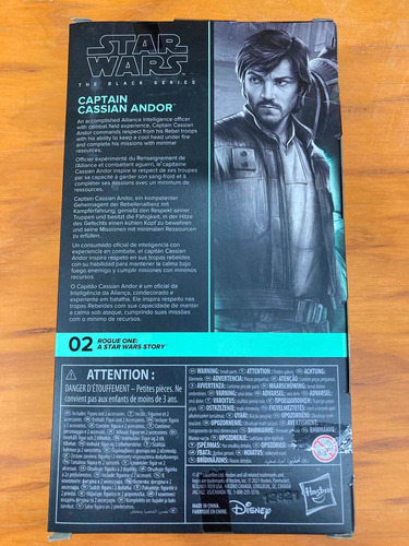 Captain Cassian Andor Star Wars Story Rogue One Black Series