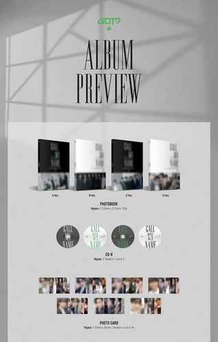 Got7 Album Oficial Call My Name Versión V