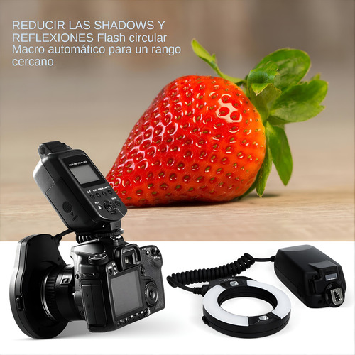 Yongnuo Yn14ex Li Kit De Luz De Flash Anillo Macro For Canon