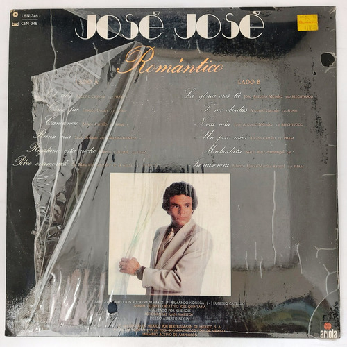 Jose Jose - Romantico Lp