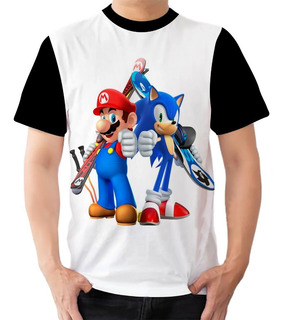 Vs Sonic Nn Polera De Mario Bros Vs Sonic Nn Polera De Mario Bros