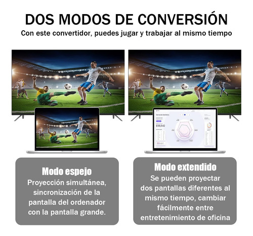 Estación De Acoplamiento 3 En 1 Adaptador Usb-c A Hdmi