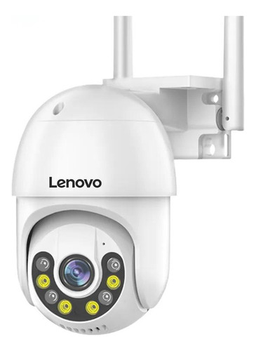 Câmera De Segurança Lenovo Dome X5 Câmera De Segurança Com Resolução Full Hd - Branco