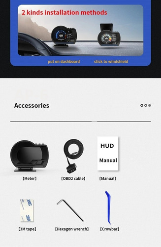 Ttt Velocímetro Com Head-up Display Auto Hud