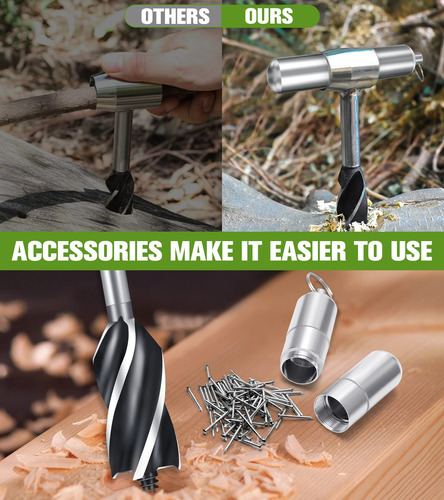 Llave De Taladro Manual Para Camping Y Mochilero Al Aire Lib
