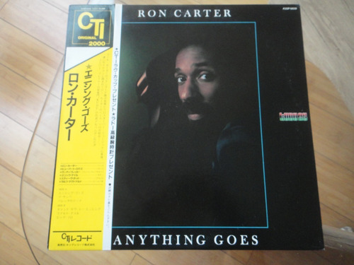 Ron Carter (miles Davis) Anything Goes Vinilo Japonés Obi Nm