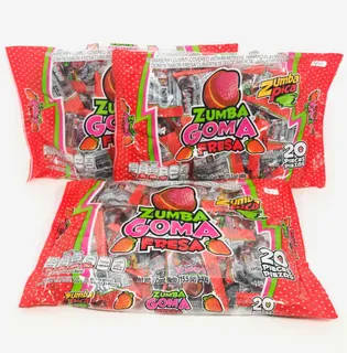 Goma Fresa Gomitas Dulce Tamarindo Chilito Zumba Pica 60 Pz