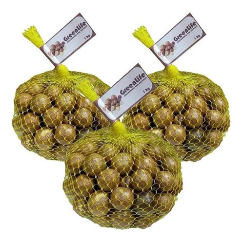 Macadamia Sin Pelar Economica, Mxmcg-003, 3kg, Nuez Macadam