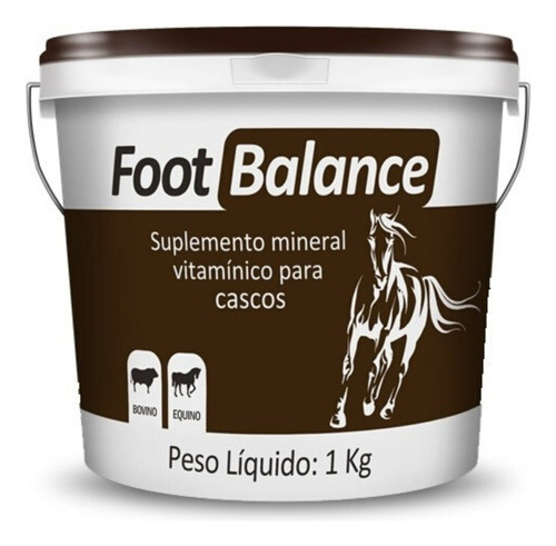Foot Balance 1kg Univitta ( Crescimento De Casco Em Equinos)
