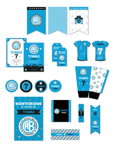 Kit Cumple Candy Imprimible Belgrano De Cba