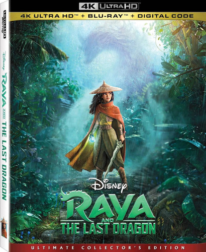 Raya Y El Ultimo Dragon Disney Pelicula 4k Ultra Hd+ Blu-ray