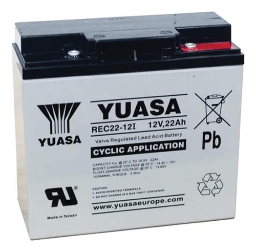 Bateria Yuasa Moto Electrica 12v 22a Ciclo Prof Lucky Lion .