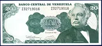 Comprar Billete 20 Bolívares Z8 Diciembre 8 1992 José Antonio Páez