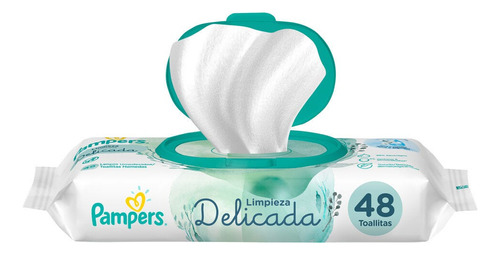 Toallas Humedas  Limpieza Delicada X48un Pampers