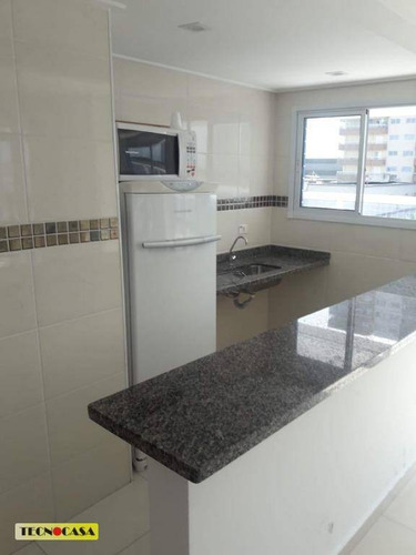 Excelente Apartamento Com 02 Dormitórios Para Venda Com 92 M² No Bairro Vila Tupi Em Praia Grande/sp. - Ap6473