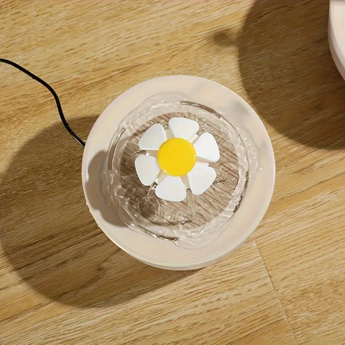 Fuente Bebedero Automático Para Gatos Y Perros Pequeños Blanco