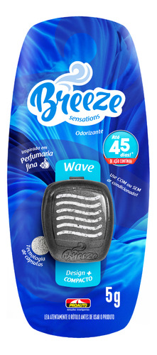 Cheirinho Breeze Sensations Ocean Odorizante Proauto 5ml Cor Azul Fragancia Fresco