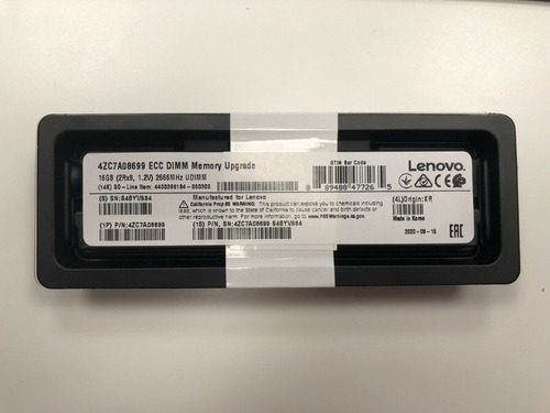 Memoria Servidor 16gb Ddr4 Ecc Udimm Lenovo Ts150 X3250 M6
