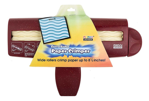 Uchida Corru-gator Paper Crimper 8.5  Onda, Azul