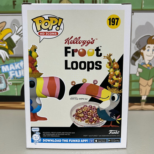 Funko Pop! Ad Icons Froot Loops Toucan Sam 197 Funko Shop (Usado)
