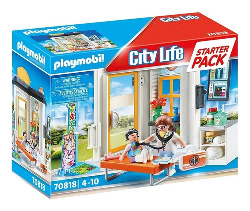 Playmobil Starter Pack - Consultorio De Pediatria - 70818