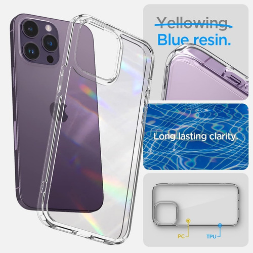 Imagen 5 de 6 de Protector iPhone 14 Pro Spigen