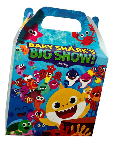 Artículos Para Fiestas Kit Fiesta Baby Shark Bebé Tiburón.