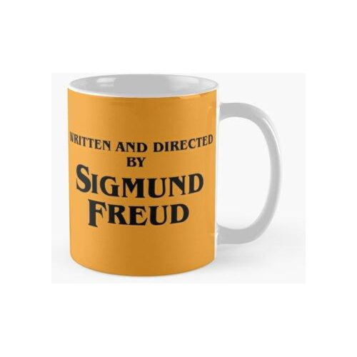 Taza Escrito Y Dirigido Por Sigmund Freud Calidad Premium