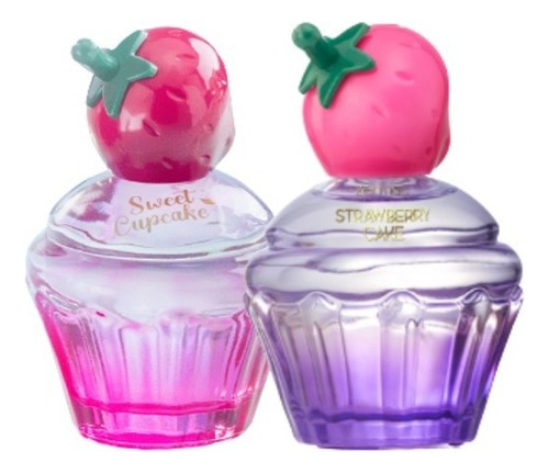 Set Strawberry Cupcake & Cupcake Zermat Niña