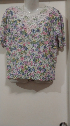 Blusa Xxl Estampada Fiesta