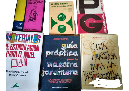 Libros Lote 6 De Pedagogia Y Para Maestras Jardinera