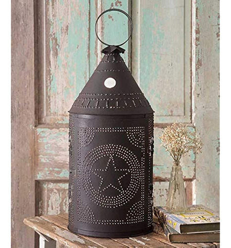 Paul Revere Lámpara Grande Con Diseño De Estrella Perforada