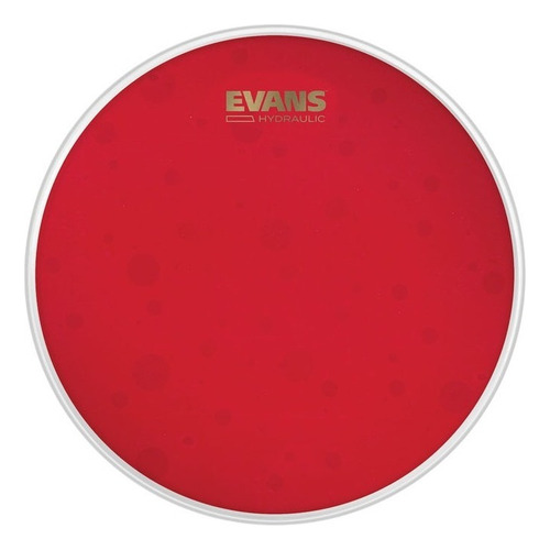 Parche Evans De 12 Pulgadas Hidraulico Color Rojo Para Tom