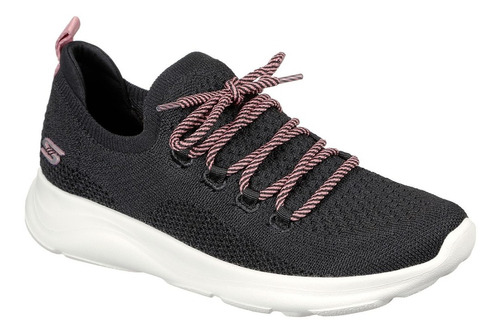 Tenis Skechers Bobs Sport Surge Negro/rosa Mujer 117003/bkpk