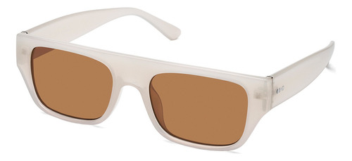 Lentes De Sol B+d Gislev Protección Uv400 Milky Bone Nude Color de la lente Marrón claro