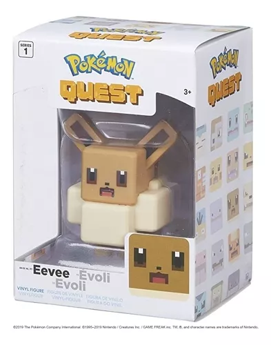 Pokemon Quest Eevee Evoli Vinyl Figure Series 1