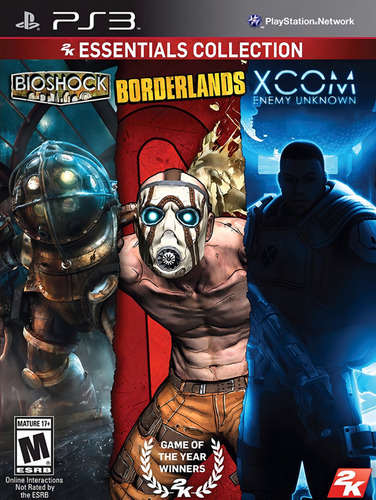 Jogo Ps3 Essentials Bioshock - Borderlands - Xcom: Enemy (Recondicionado)