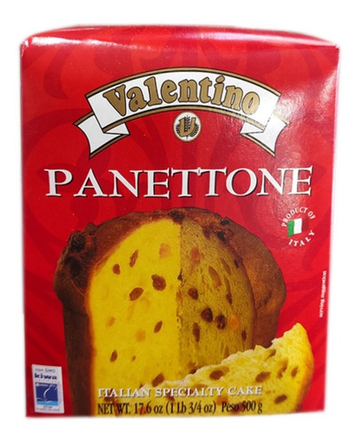 Panettone Valentino, 500 Grs.