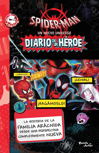 Spider-Man. Un nuevo universo. Diario de un héroe, de Marvel. Serie Marvel Editorial Planeta Infantil México, tapa blanda en español, 2018