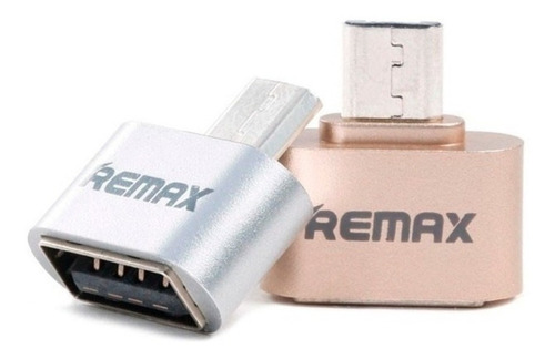 Adaptador Otg Usb A Microusb Remax Premium- Metalico Gtia