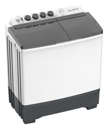 Lavadora Semi-automática Midea Hasta 15kg 127v Color Blanco