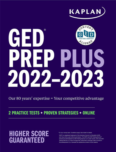 Ged Test Prep Plus 2022-2023: Includes 2 Full Length Practic