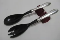Comprar Par Cubiertos Para Ensalada Alemanes Wmf Asta Negra (6891)