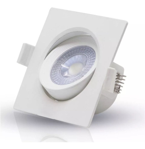 Luminária Mr16 Dicroica 5w Direcionavel 3000k Quente - Kian Cor 3000K BRANCO QUENTE 110V/220V