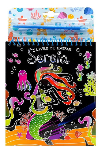 Livro De Raspar - Sereias