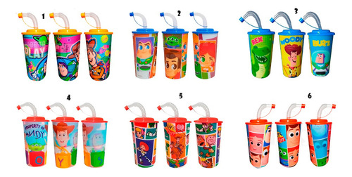 15 Vasos Dulceros Lenticulares  Toy Story 