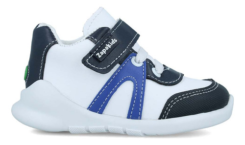 Tenis Zapakids Niño Sintético Blanco/azul (13.0 - 16.0)